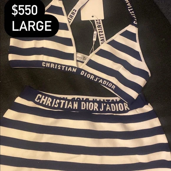 piece Christian Dior j'adior swim set